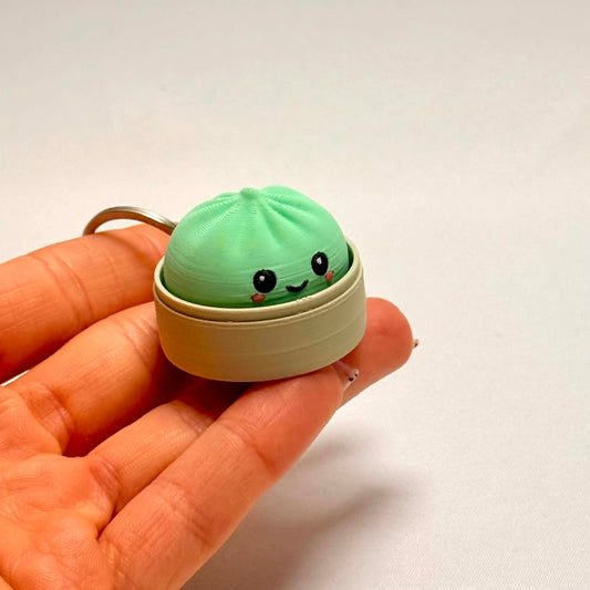 Klikker Nøkkelring – Kawaii Dumpling
