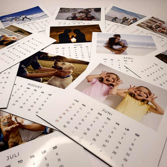 Fotomagneter med kalender