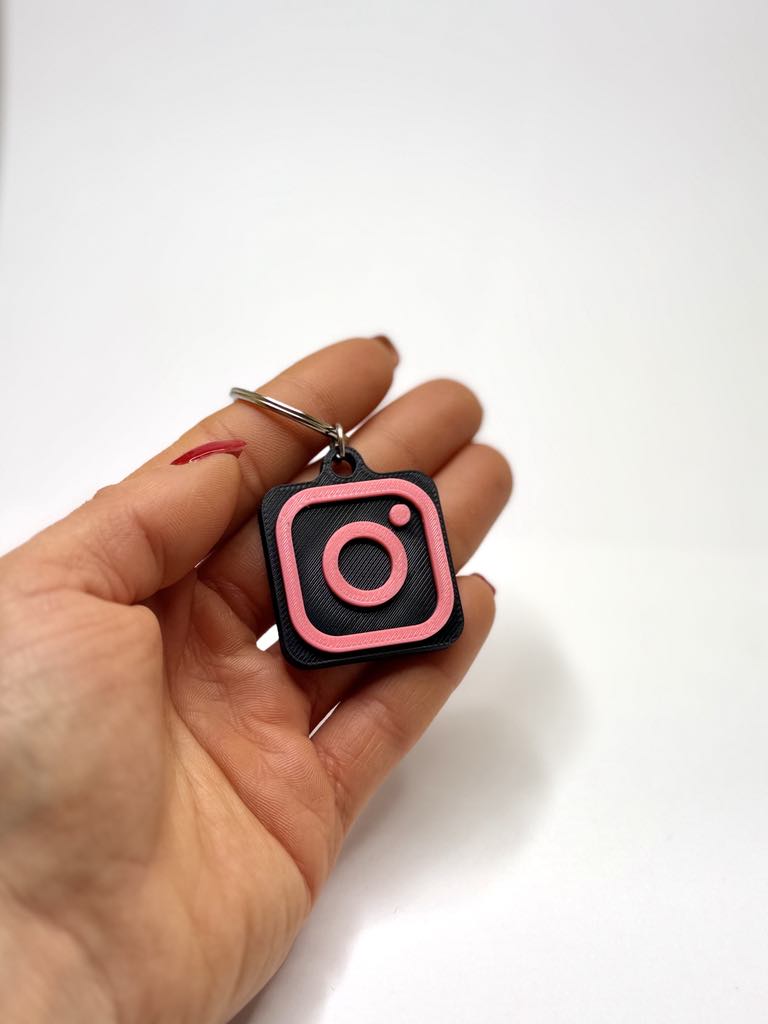Nøkkelring Instagram NFC