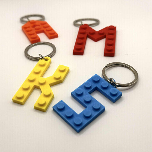 Nøkkelring med bokstavklosser