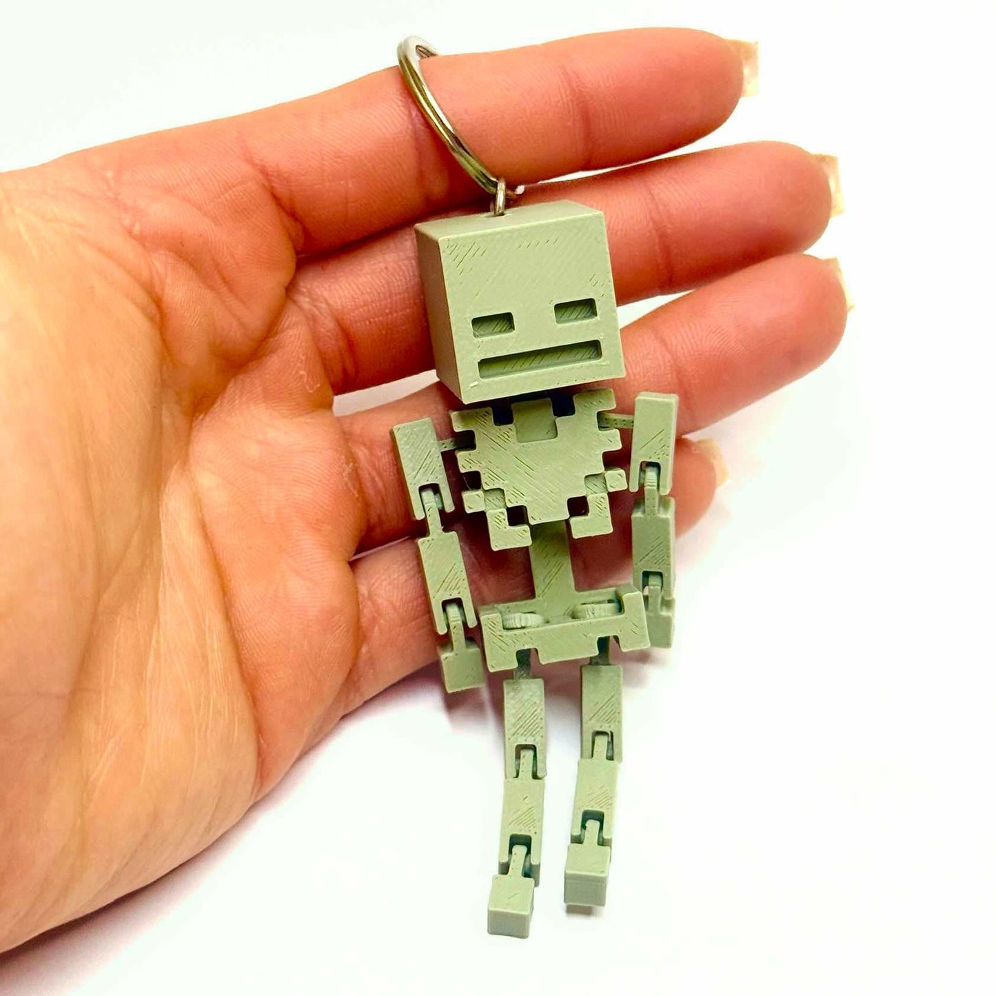 Minecraft Zombie Nøkkelring