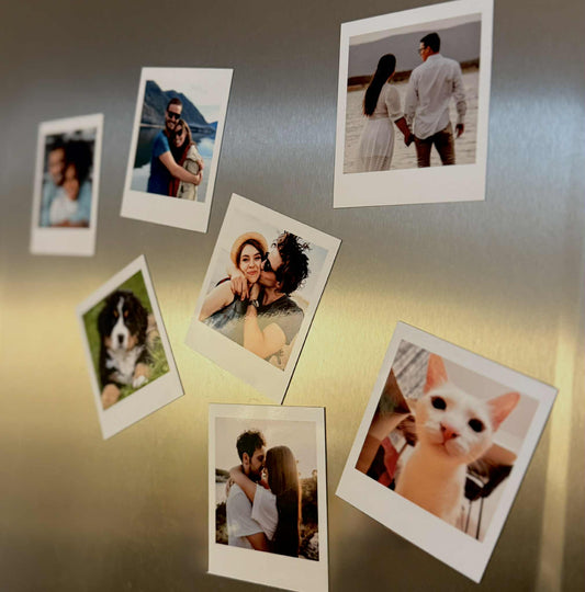 Fotomagneter - Polaroid-inspirerte