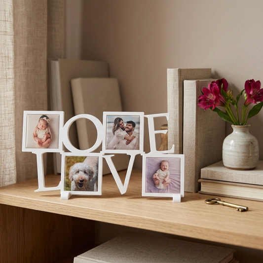 LOVE – Ramme til fotomagneter
