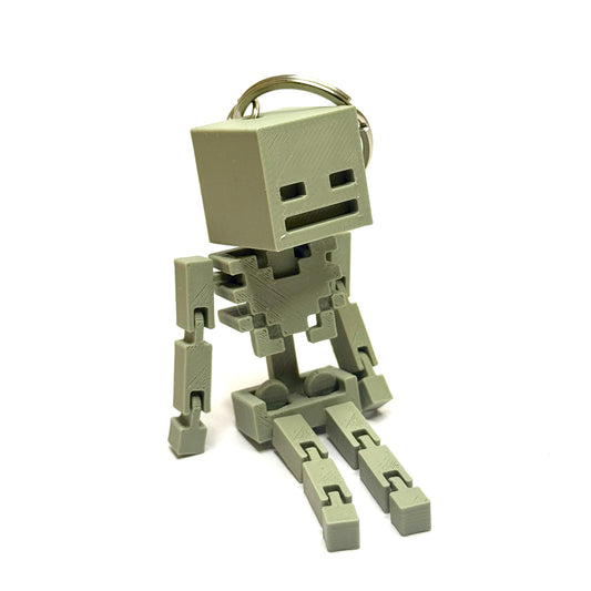 Minecraft Zombie Nøkkelring