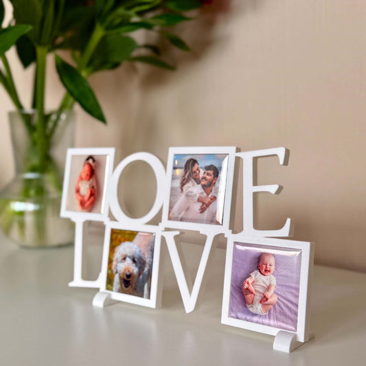 LOVE – Ramme til fotomagneter
