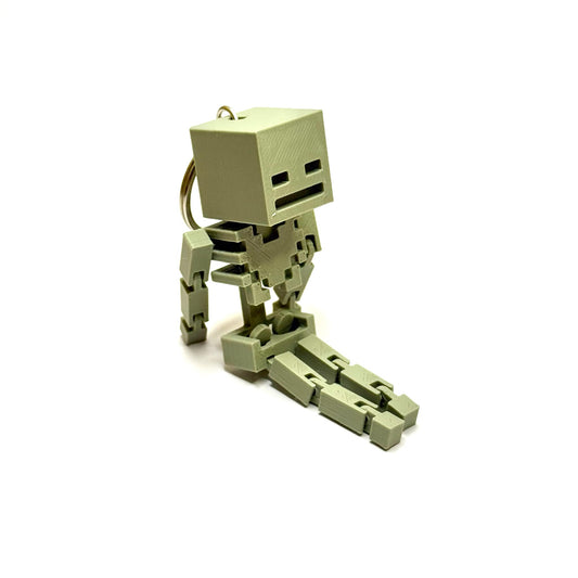 Minecraft Zombie Nøkkelring