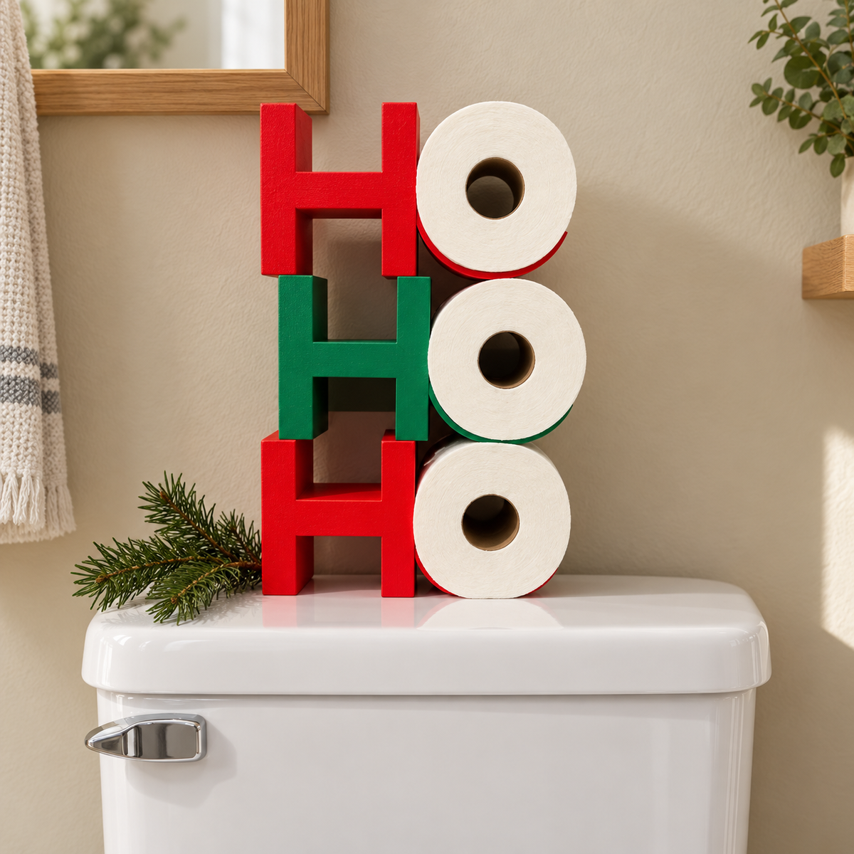 Toalettpapirholder – HO HO HO