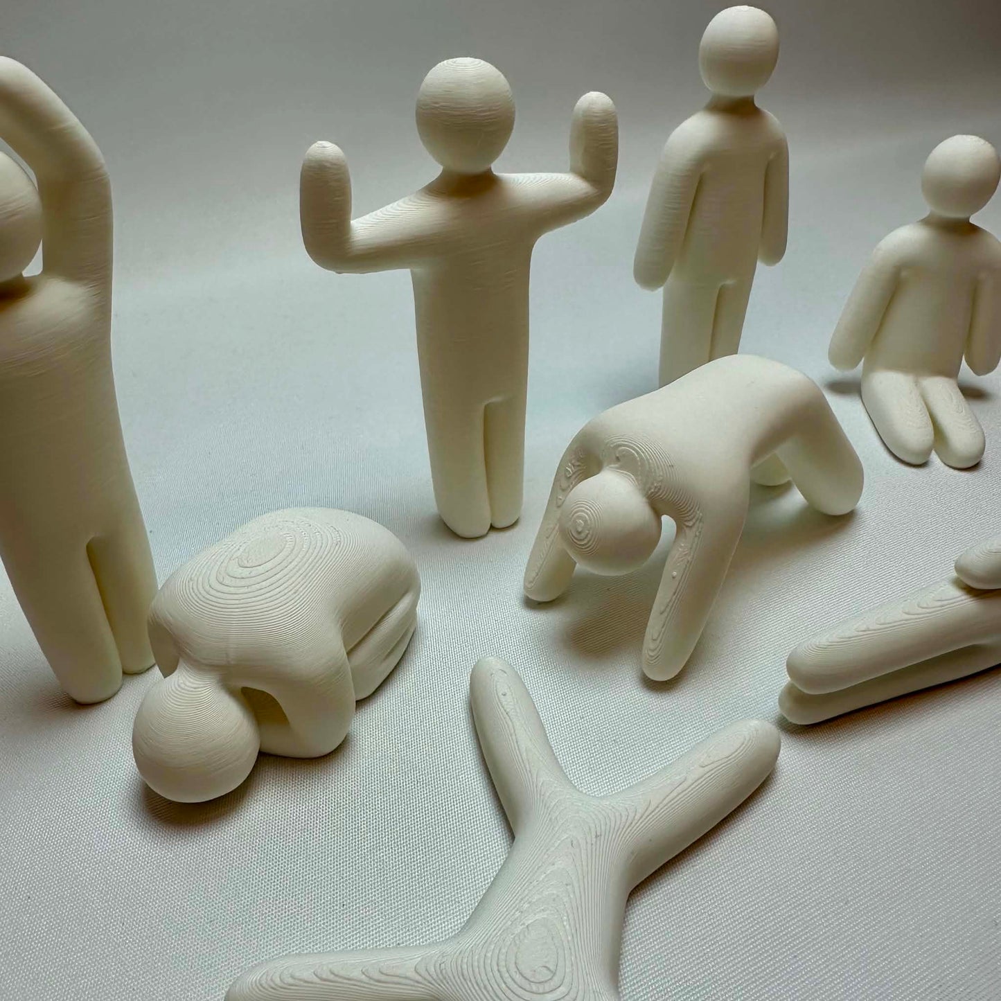 Malbare figurer – Sett med 8 stk