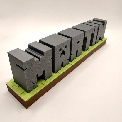 Personlig Minecraft-dekorasjon