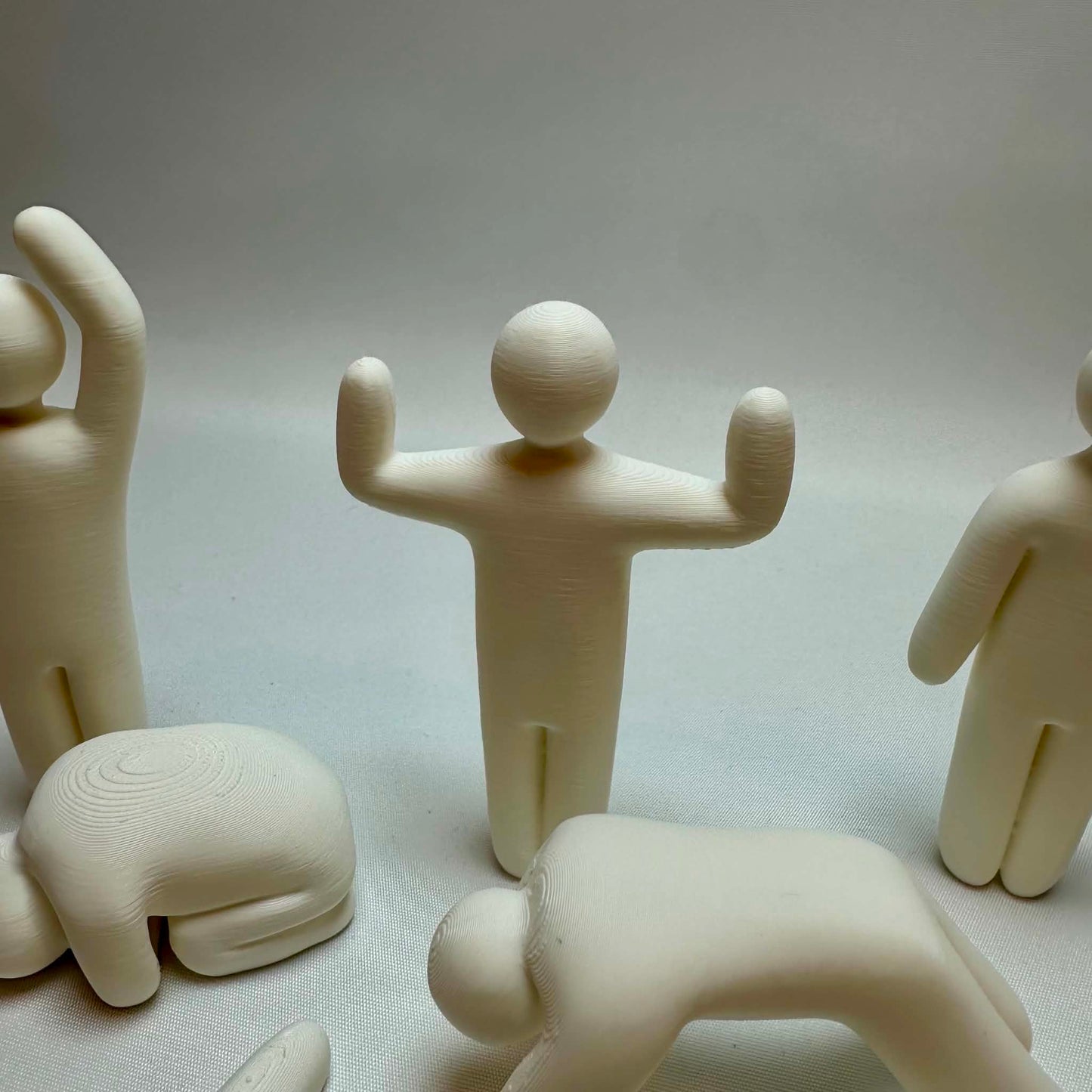 Malbare figurer – Sett med 8 stk
