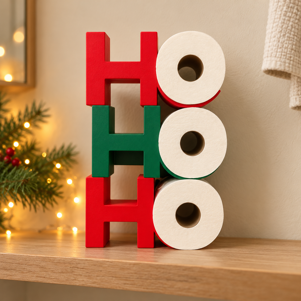 Toalettpapirholder – HO HO HO