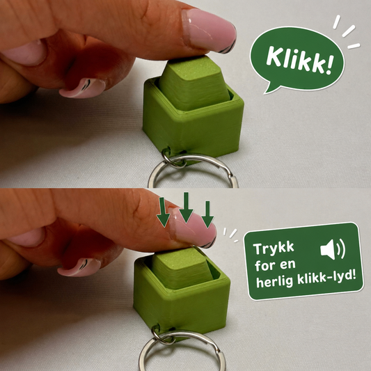 Klikker nøkkelring – Tastatur 1x1