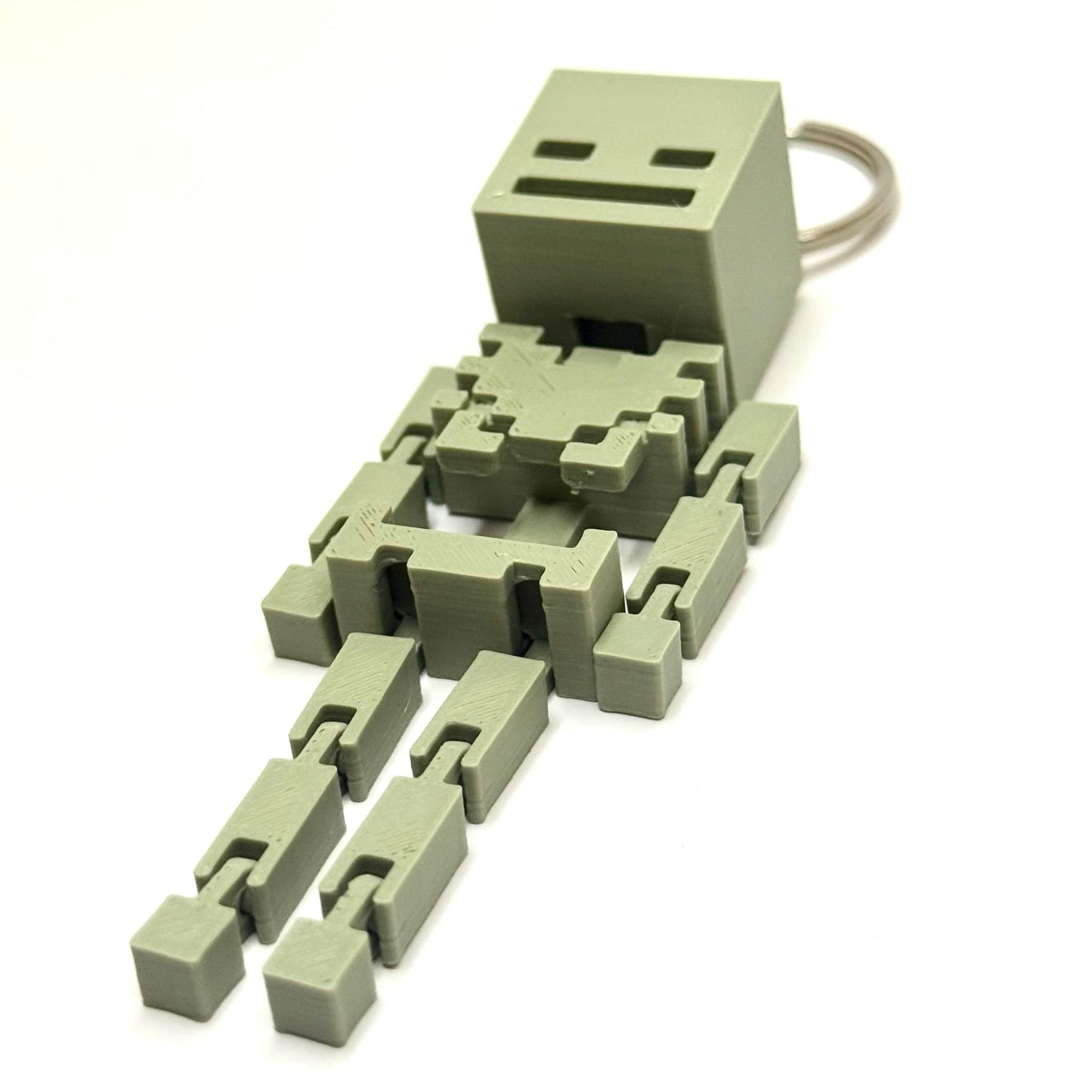 Minecraft Zombie Nøkkelring