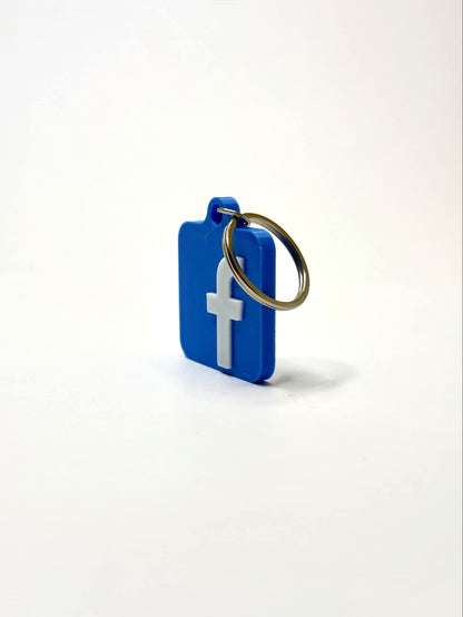 Nøkkelring Facebook NFC