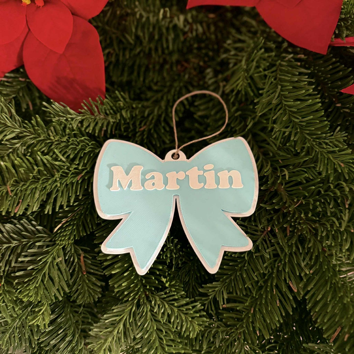 Personlig sløyfe med navn