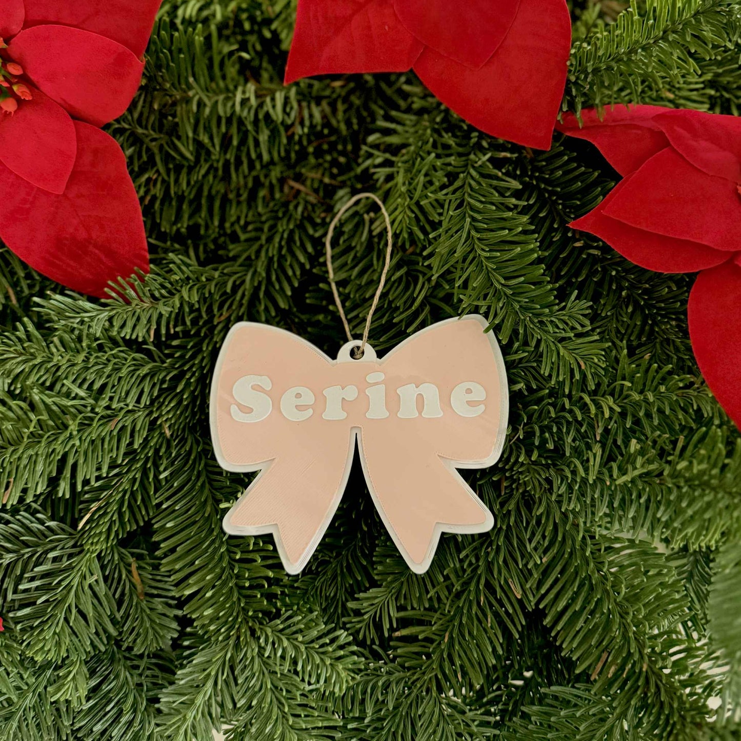 Personlig sløyfe med navn