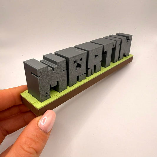 Personlig Minecraft-dekorasjon