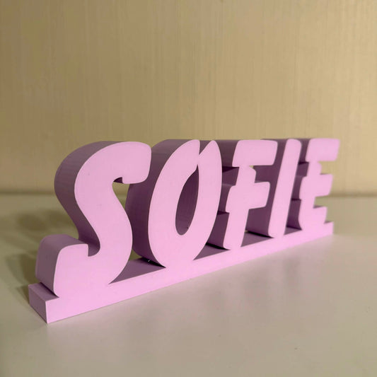 Personlig navnedekorasjon