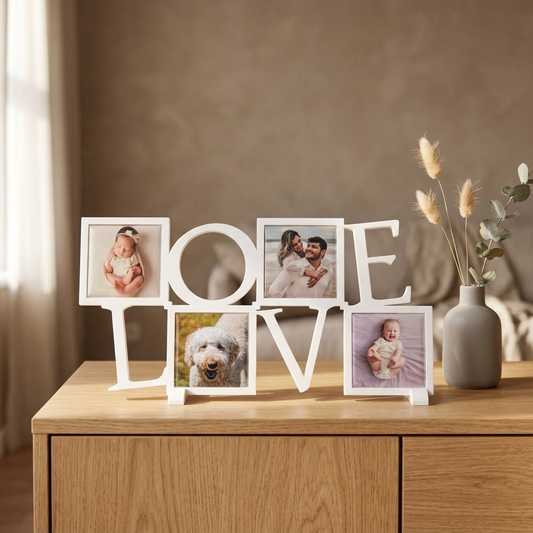 LOVE – Ramme til fotomagneter
